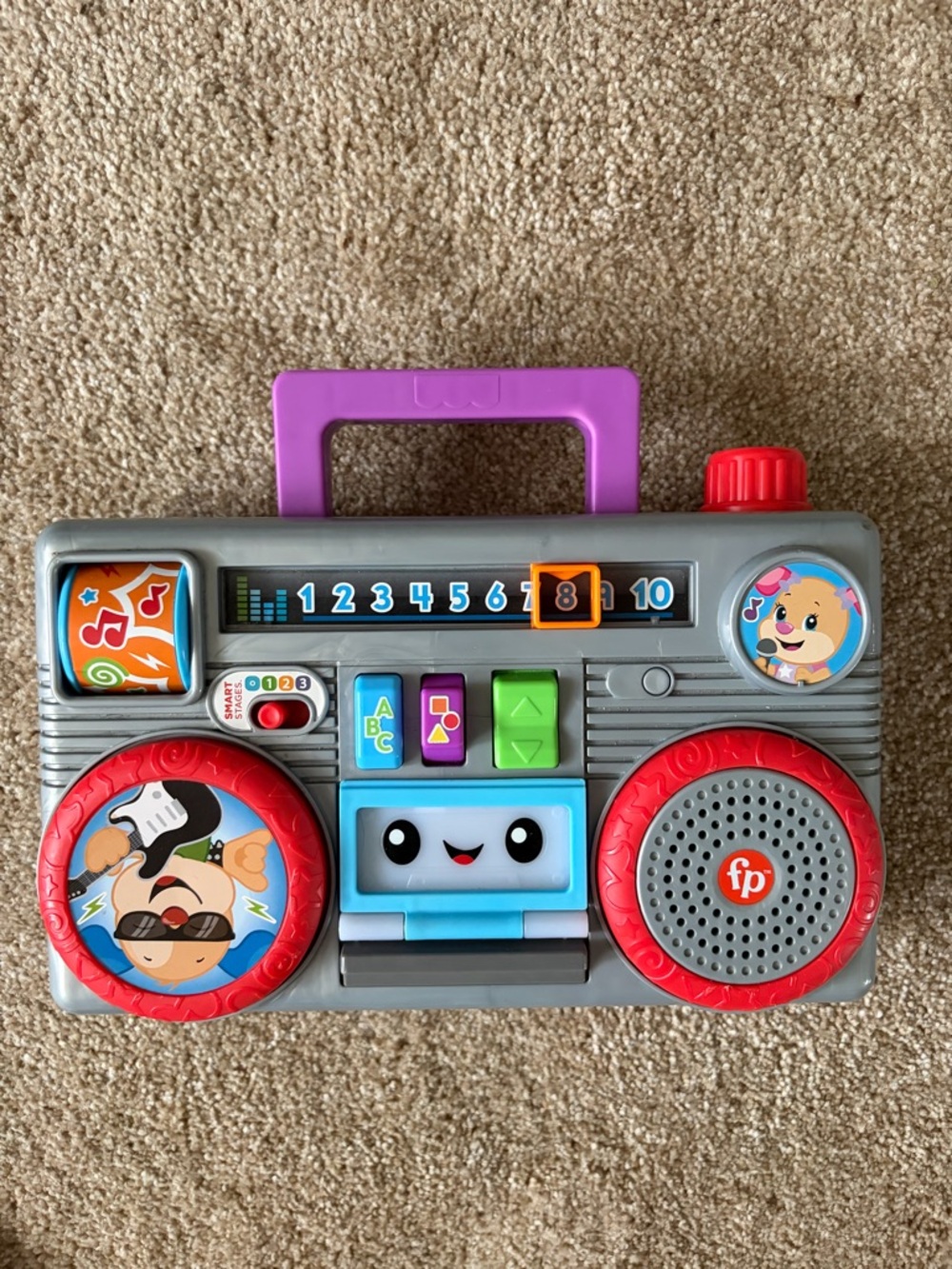 Fisher-Price Learning Boombox Toy